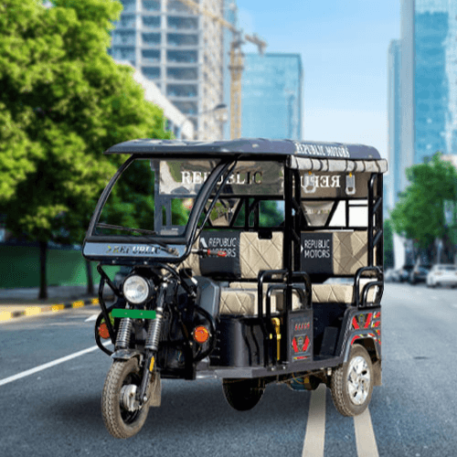 Republic motors' E-rickshaw 2 for daily transport