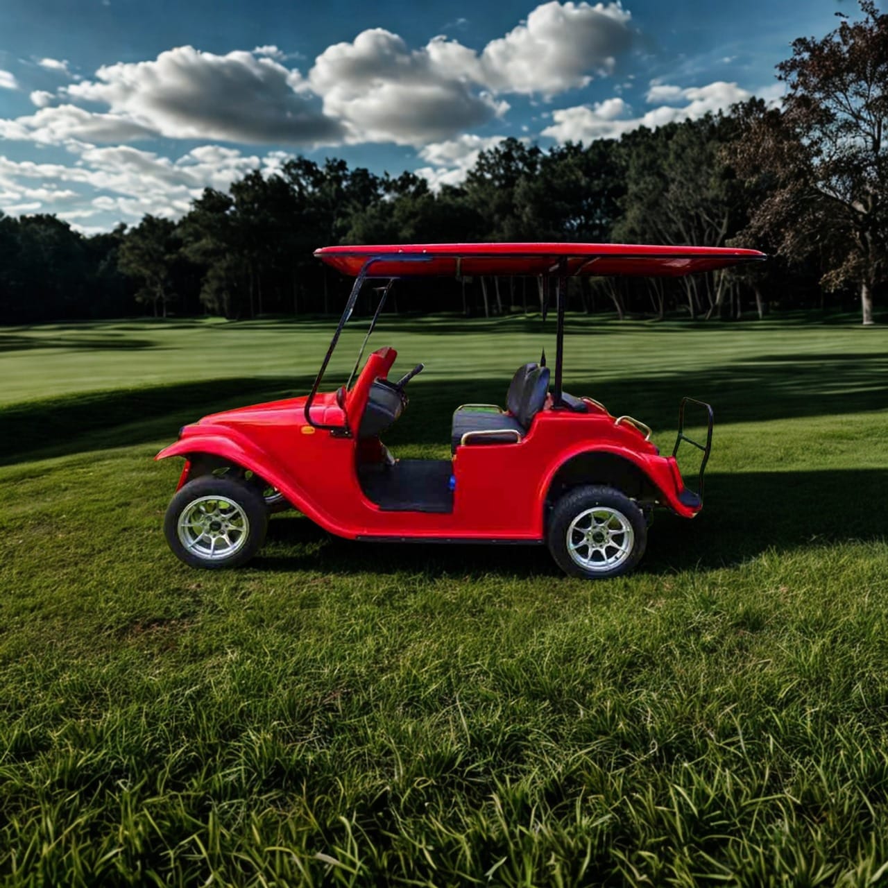 Republic motors' 4  seater vintage cart